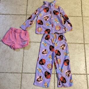 Disney Princess Pajama Set Size 4T & Disney Classics Marie Aristocats Shorts 3T